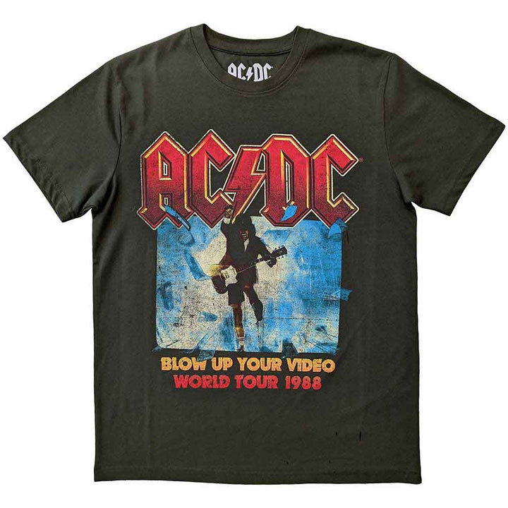 a ACDC tee classic retro Blow up your Video graphic