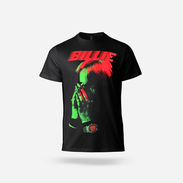 BILLIE EILISH hands face Band T shirt