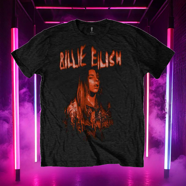 BILLIE EILISH Spooky Logo Band T-Shirt