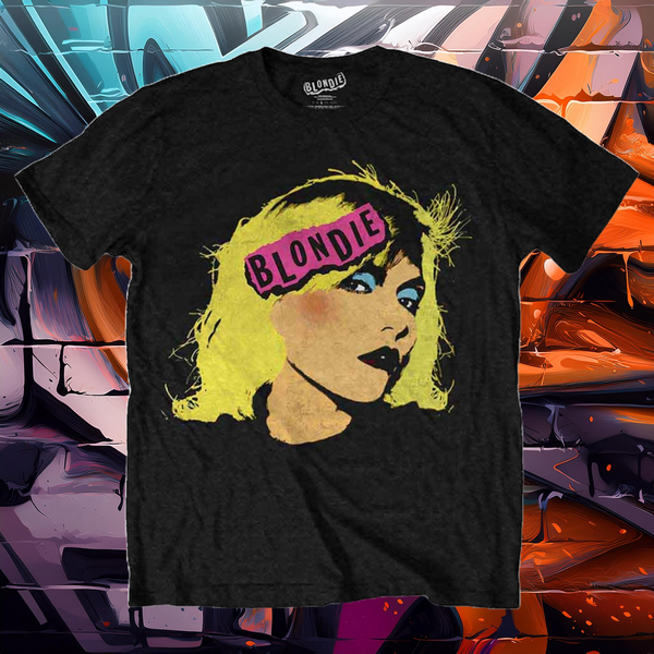 BLONDIE F&B Packaged Punk Logo Band T-Shirt