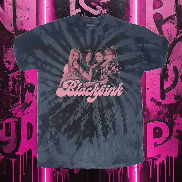 BLACK PINK Photo Logo Band T-Shirt