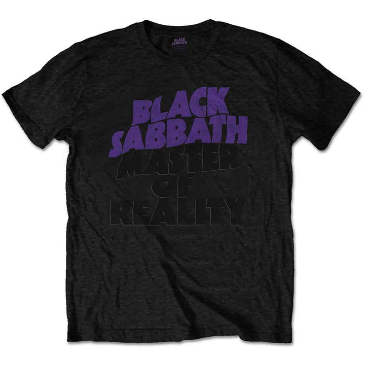 a black t - shirt with the words black sabath written on it