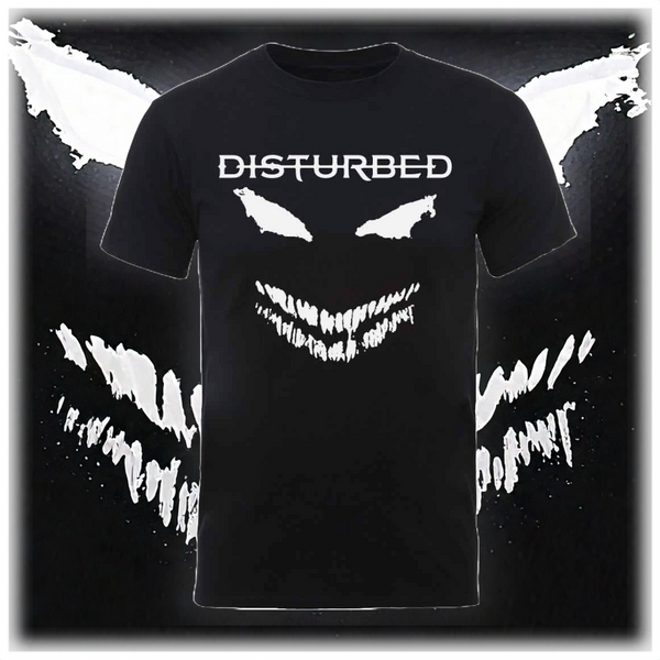 DISTURBED scary face Band Tshirt