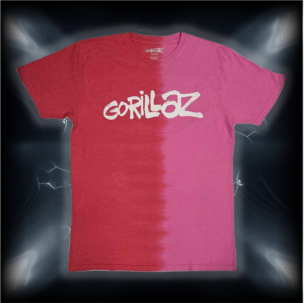 a t - shirt with the word gorillaz on it