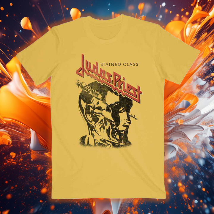 A Cool Judas Priest yellow tee