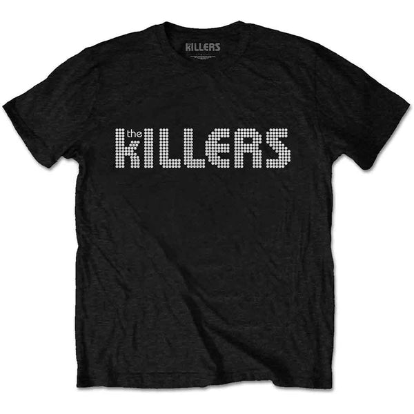 a black t - shirt with the word killers printed on it