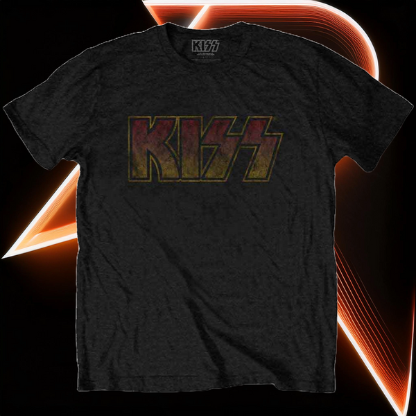 KISS Vintage Classic Logo Band T-Shirt