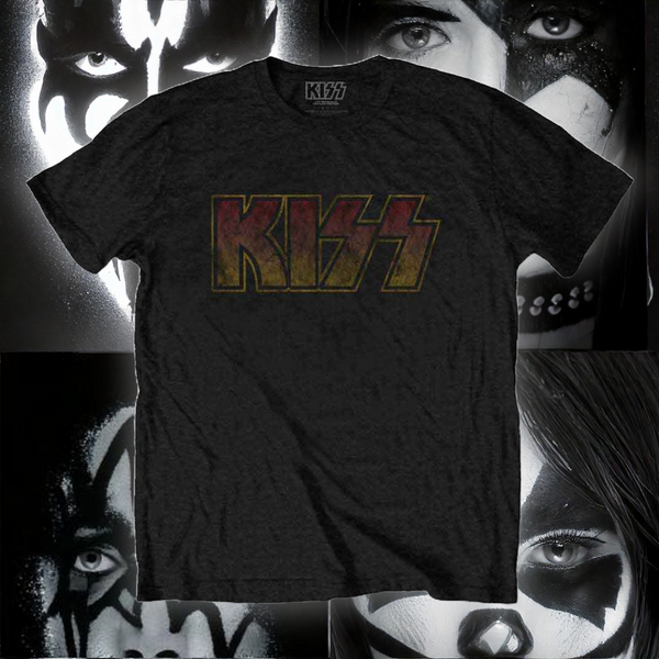 KISS Vintage Classic Logo Band T-Shirt