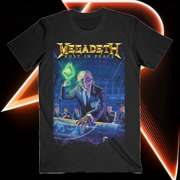 MEGADETH rust in peace 30th anniversary back print Band Tshirt