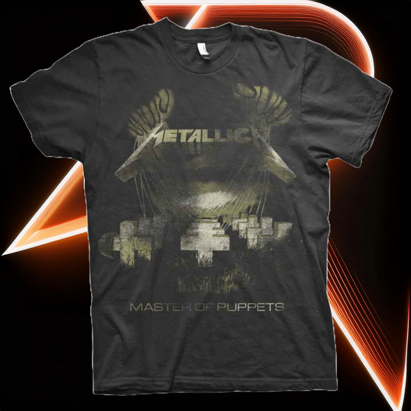 METALLICA Master Of Puppets Distressed Band T-Shirt