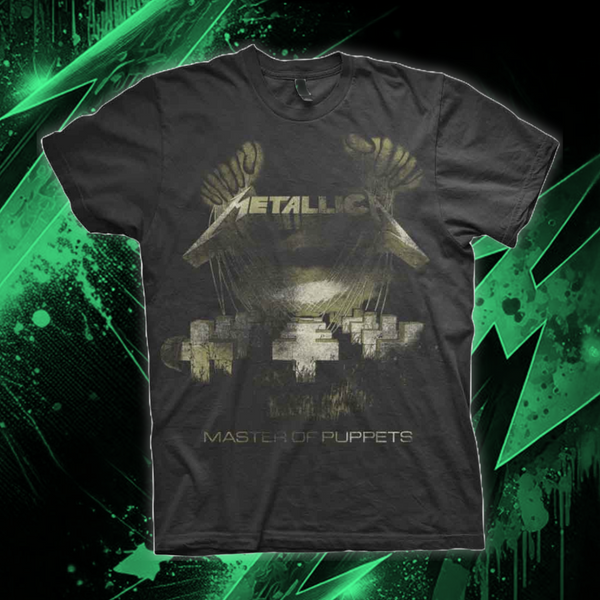 METALLICA Master Of Puppets Distressed Band T-Shirt