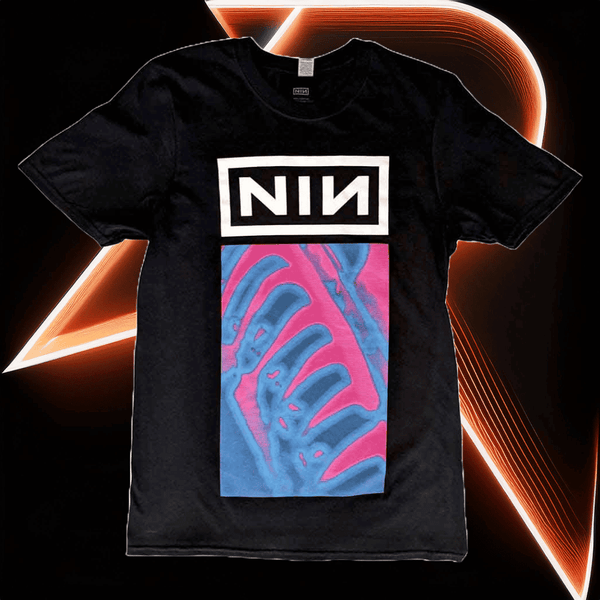 NINE INCH NAILS Pretty Hate Machine Neon Band T-Shirt