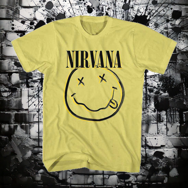 NIRVANA inverse smiley Band Tshirt