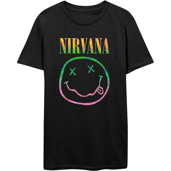 NIRVANA sorbet ray smiley Band T-shirt