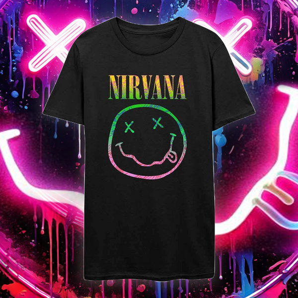 NIRVANA sorbet ray smiley Band Tshirt