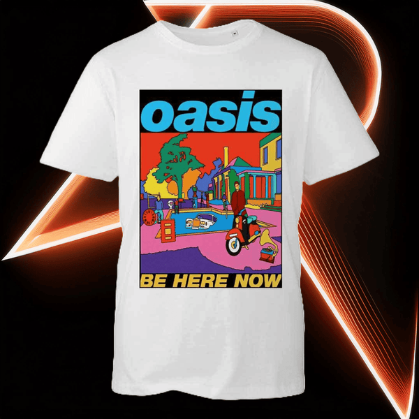 OASIS Be Here Now Illustration Band T-Shirt