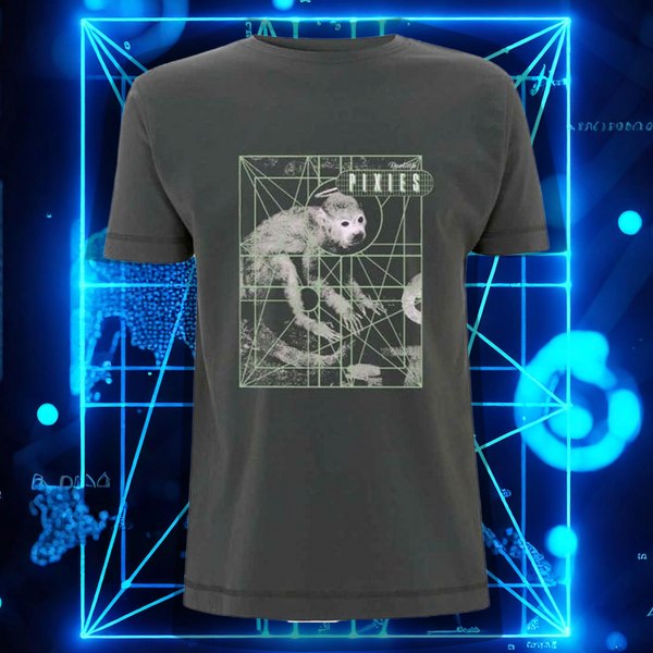 PIXIES Monkey Grid Band T-Shirt