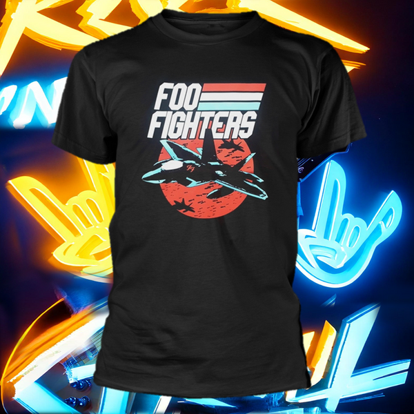 FOO FIGHTERS jets Black Band Tshirt