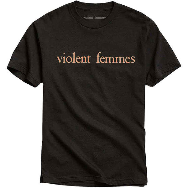 VIOLENT FEMMES Salmon Pink Vintage Logo Band T-Shirt