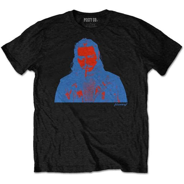 POST MALONE Red & Blue Photo Band T-Shirt