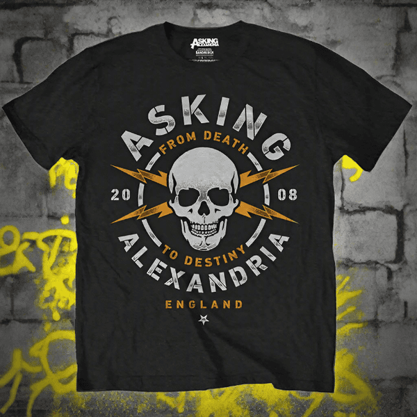 ASKING ALEXANDRIA Packaged Danger Band T-Shirt